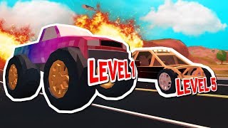 Level 5 Truck Vs Level 5 Mini Cooper Roblox Jailbreak دیدئو Dideo