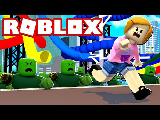 Roblox Escape The Zombie Pool With Baby Kira Molly 2 Player دیدئو Dideo - toy heroes molly roblox