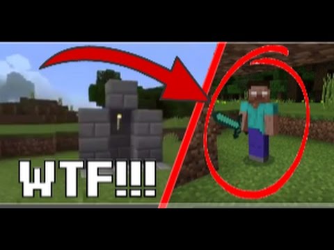 How To Spawn Herobrine In Minecraft I Spawned Him دیدئو Dideo