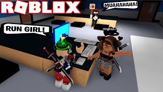 Tricking Sgdad For The Victory In Roblox Flee The Facility