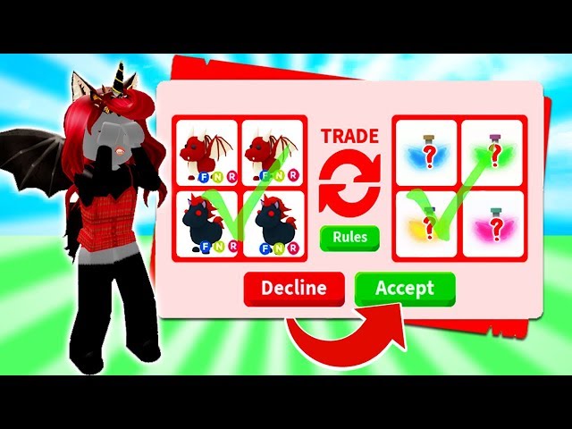 Trading Items Blindfolded In Adopt Me Roblox دیدئو Dideo
