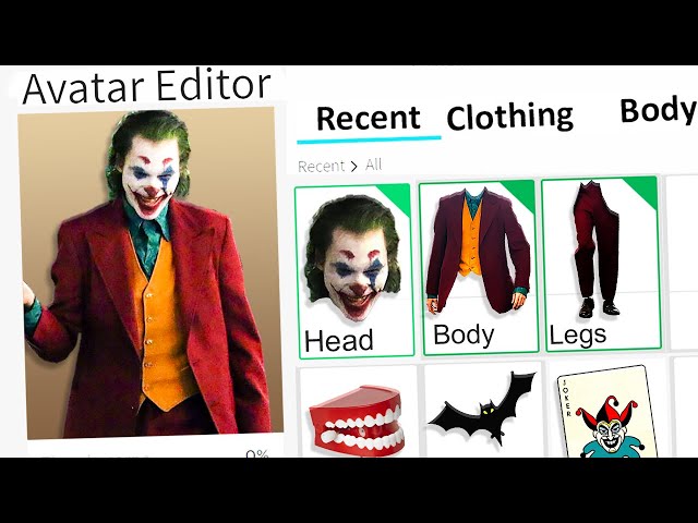 Making Joker A Roblox Account دیدئو Dideo - coca cola roblox character