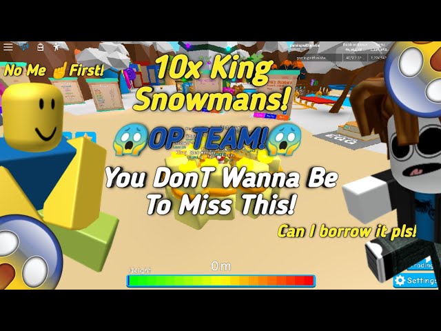 Got The 10x King Snowmans Making Shiny King Snowman Vote In