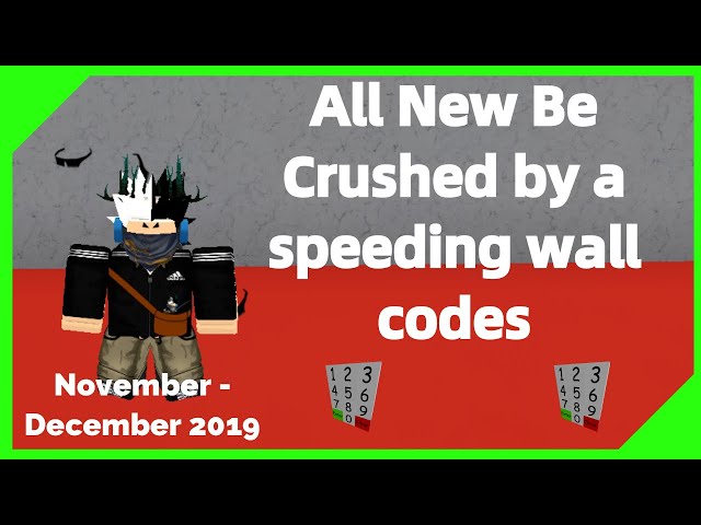 New Be Crushed By A Speeding Wall Codes January 2020 دیدئو Dideo