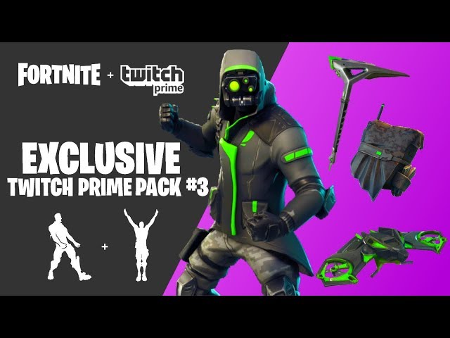 How To Get Free Twitch Prime Skins In Fortnite Battle Royale Twitch Prime Pack 3 New دیدئو Dideo