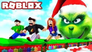 Roblox Escape From The Evil Santa Obby With My Wife دیدئو Dideo - fortnite rainbow obby roblox