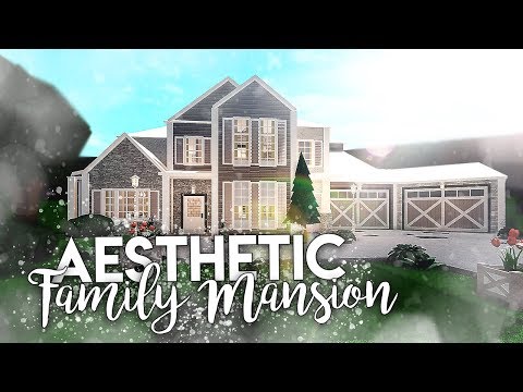 Roblox Bloxburg Aesthetic Family Mansion House Build دیدئو Dideo
