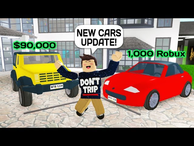 Buying The New Bloxburg Cars Roblox Bloxburg Update دیدئو Dideo