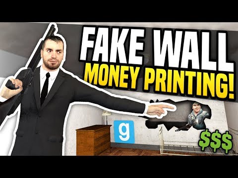 Fake Wall Money Printing Gmod Darkrp Hidden Money Printers