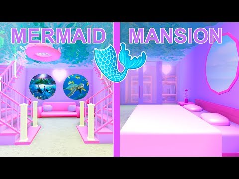 I Built An Under Water Mermaid Mansion In Bloxburg Roblox دیدئو Dideo - roblox adopt me mermaid mansion