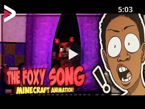 Humming From Pirate Cove The Foxy Song Minecraft Reaction