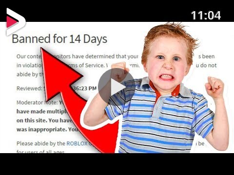 Kids Who Got Banned On Roblox Forever دیدئو Dideo - roblox youtubers ban