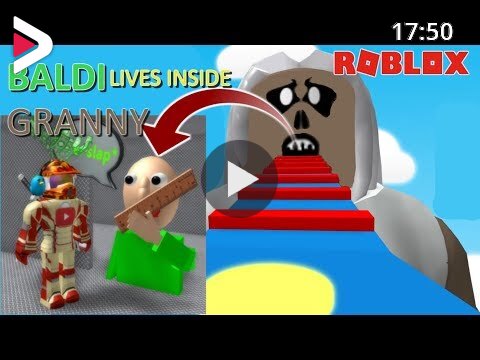 Escape Baldi Granny Obby Double Challenge The Weird Side