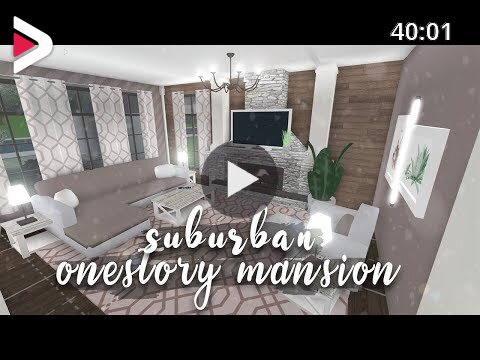 Roblox Bloxburg Suburban One Story Mansion Voice Reveal