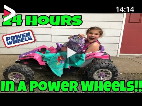 24 Hours Overnight In A Power Wheels Poopsie Unicorn Slime