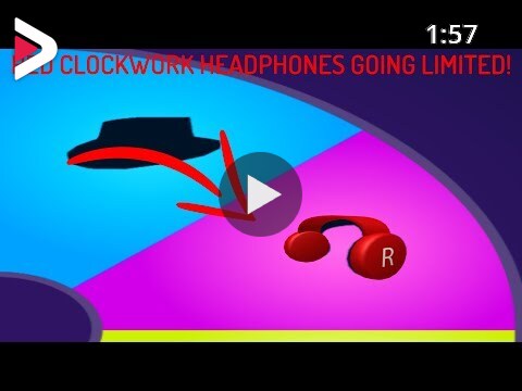 Red Clockwork Headphones Going Limited Roblox Presidents Day