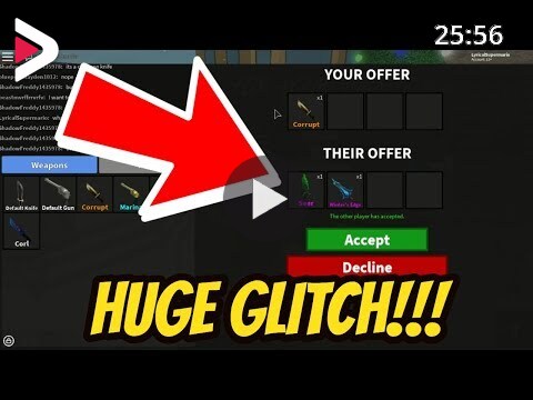 I Got Scammed Out Of My Corrupt Knife Real Glitch Roblox Mm2