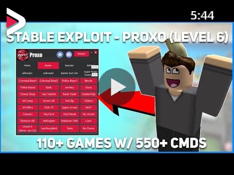 Extremely Op Level 6 Exploit Proxo Full Lua Executor W 550 Cmds Jailbreak Royale High More دیدئو Dideo