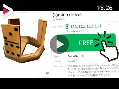 How To Get Free Items From The Roblox Catalog دیدئو Dideo - i got a roblox domino crown for free