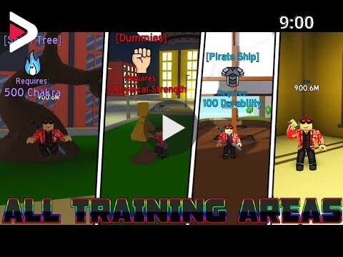 All Training Areas In Anime Fighting Simulator In Detail دیدئو Dideo