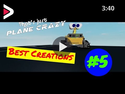 Roblox Plane Crazy Best Creations 5 دیدئو Dideo