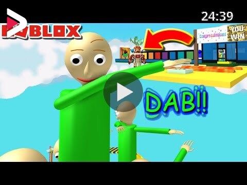 Escape Giant Dabbing Baldi Obby The Weird Side Of Roblox