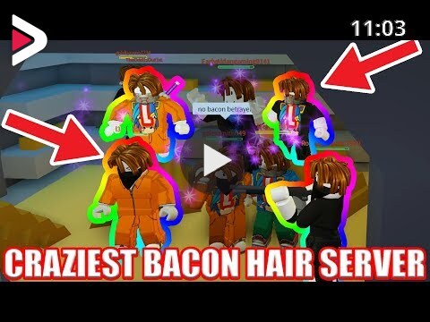 Server Full Of Bacon Hairs Glitches Roblox Jailbreak دیدئو