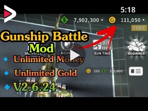 Gunship Battle V2 6 24 Mod Apk Unlimited Money And Unlimited Gold