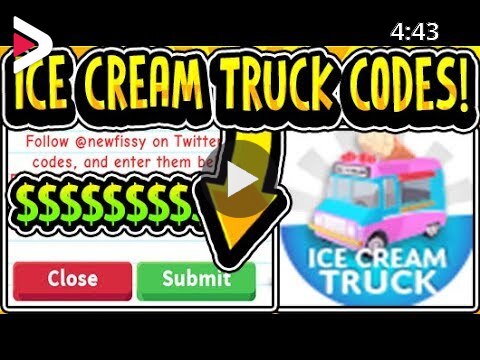 All Adopt Me Ice Cream Truck January Update Codes 2020 Adopt Me