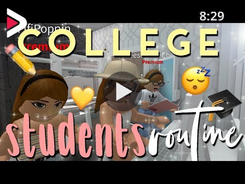 College Student S Day In The Life Bloxburg Roleplay Alixia