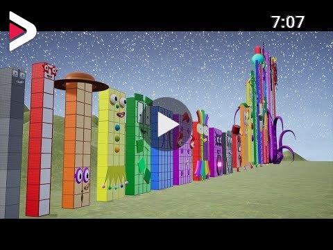 Fan-made Numberblocks are Counting from 1 to Most Biggest 1,000,000