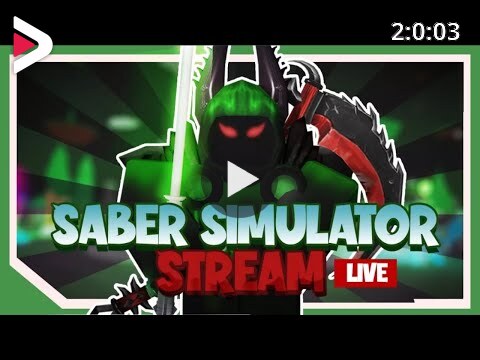 Saber Simulator Roblox Live Stream Pet Levels Update