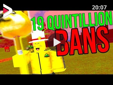 Roblox Ban Hammer Simulator 19 Quintillion Bans دیدئو Dideo