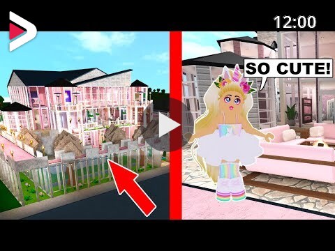 I Built A Huge Glass Castle In Bloxburg Roblox دیدئو Dideo