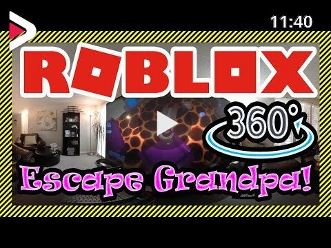 Roblox 360 Let S Play Escape The Grandpa Obby With The Kids