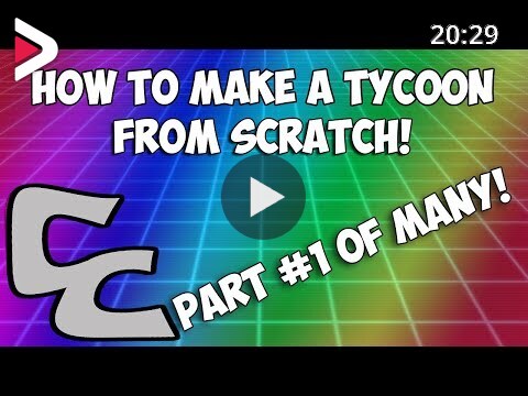 How To Make A Tycoon Roblox From Scratch Or Kit Part 1