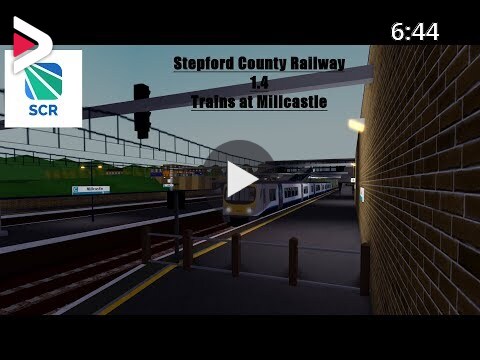 Stepford County Railway 1 4 Trains At Millcastle دیدئو Dideo