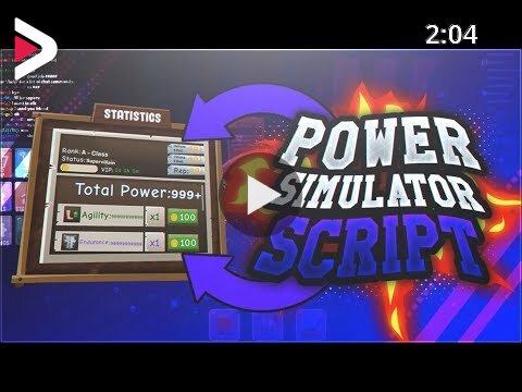 New Roblox Power Simulator Hack Script Autofarm All Stats