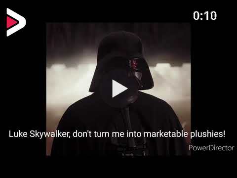 Don T Turn Me Into Marketable Plushies Meme With Darth Vader دیدئو Dideo - ponponpon roblox id