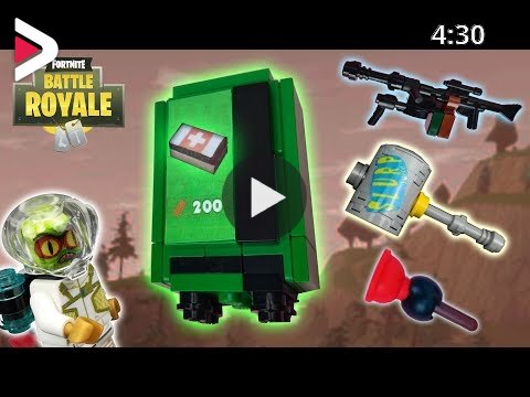 Lego Fortnite Lmg Leviathan Party Animal Clinger Grenade And Vending Machine Ø¯ÛŒØ¯Ø¦Ùˆ Dideo