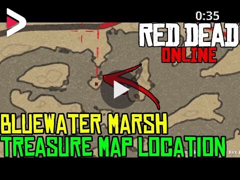 Red Dead Online Bluewater Marsh Treasure Map Location Red Dead