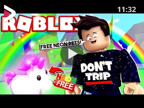 How To Get A Free Neon Unicorn Pet In Roblox Adopt Me دیدئو Dideo