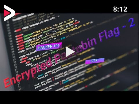 Hacker 101 Ctf Walkthrough Encrypted Pastebin Flag 2 دیدئو Dideo