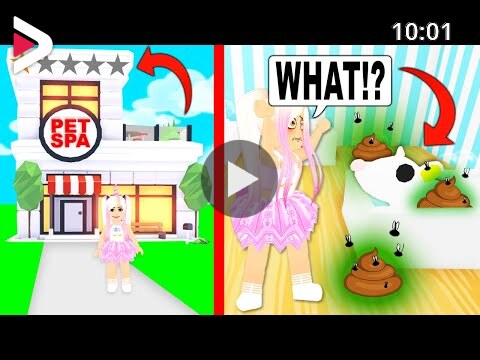 I Went To The Worst Rated Pet Spa In Adopt Me Roblox دیدئو Dideo - iamsanna star code for robux