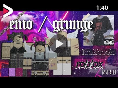 Aesthetic Roblox Outfits Grunge Emo Themed دیدئو Dideo