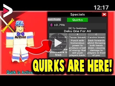New Quirks Update How To Get All Quirks New Classes New