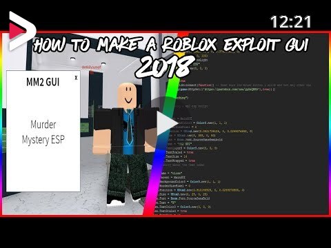 Updated How To Make A Roblox Exploit Gui 2018 2019 دیدئو Dideo