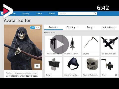 Making The Grim Reaper A Roblox Account دیدئو Dideo