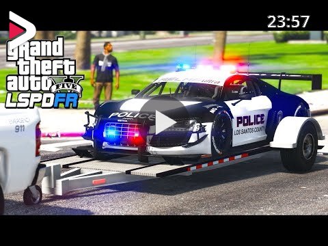 Gta 5 Lspdfr Ep382 Picking Up Audi R8 Police Car Chasing Criminals دیدئو Dideo - lambo police car roblox
